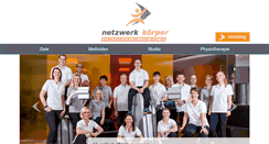 Desktop Screenshot of netzwerk-koerper.de