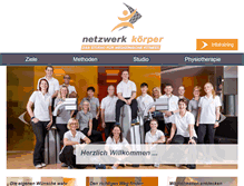 Tablet Screenshot of netzwerk-koerper.de